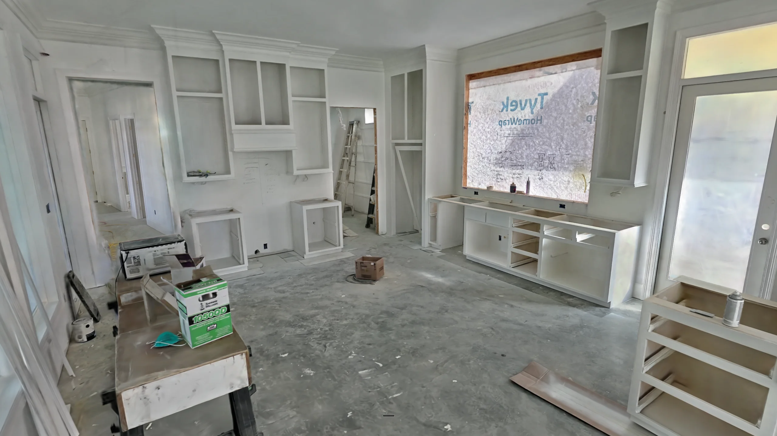 Mirror Labs 3D scan viewer — Abbeville House job site